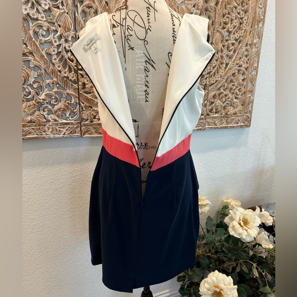 Layered Skirt Midi Dress, Dressbarn- size 10 - Picture 7 of 9